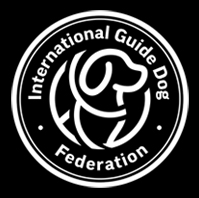 Logo d'accréditation de la Fédération internationale des chiens-guides